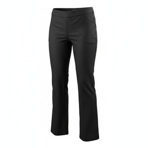Zac & Rachel Pull On Black Stretch Pants Women's Size Petite XL Tapered Leg